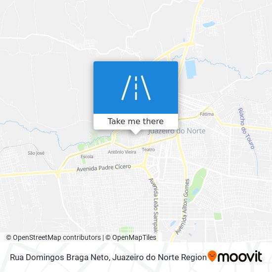Mapa Rua Domingos Braga Neto