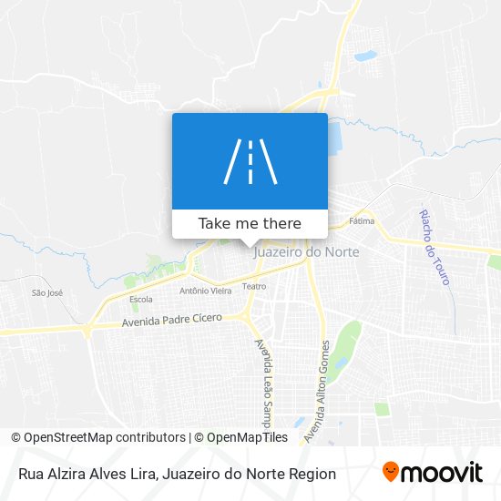 Rua Alzira Alves Lira map