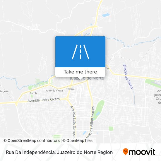 Rua Da Independência map