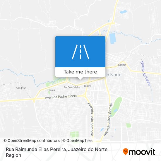 Mapa Rua Raimunda Elias Pereira