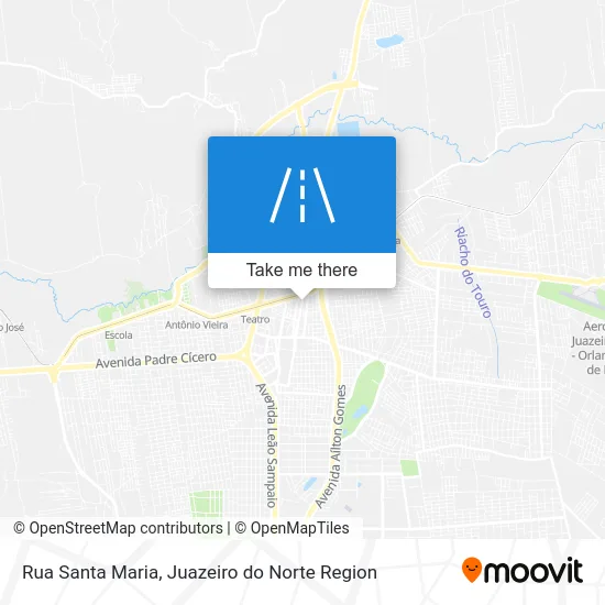 Rua Santa Maria map