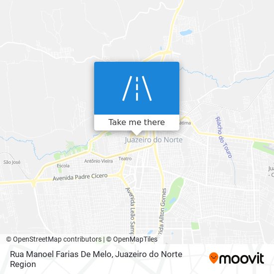 Mapa Rua Manoel Farias De Melo