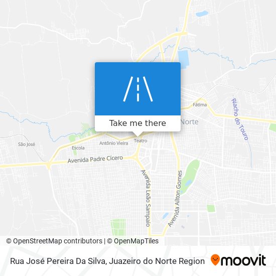 Mapa Rua José Pereira Da Silva