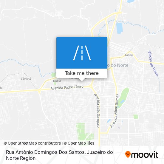 Rua Antônio Domingos Dos Santos map