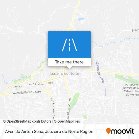 Mapa Avenida Airton Sena
