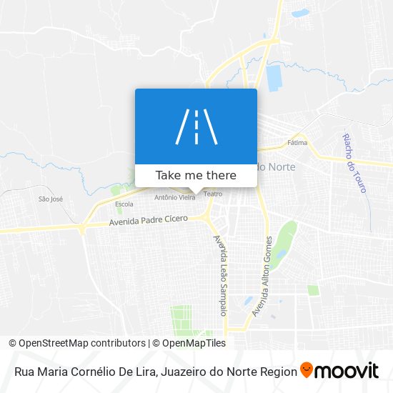 Mapa Rua Maria Cornélio De Lira