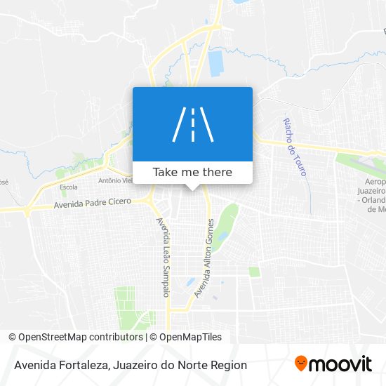 Mapa Avenida Fortaleza