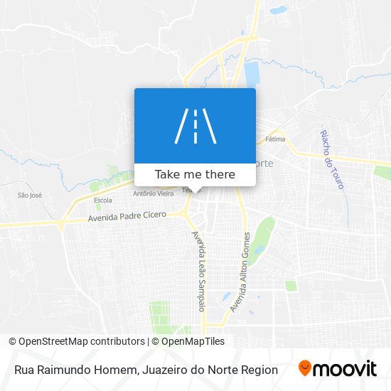 Mapa Rua Raimundo Homem