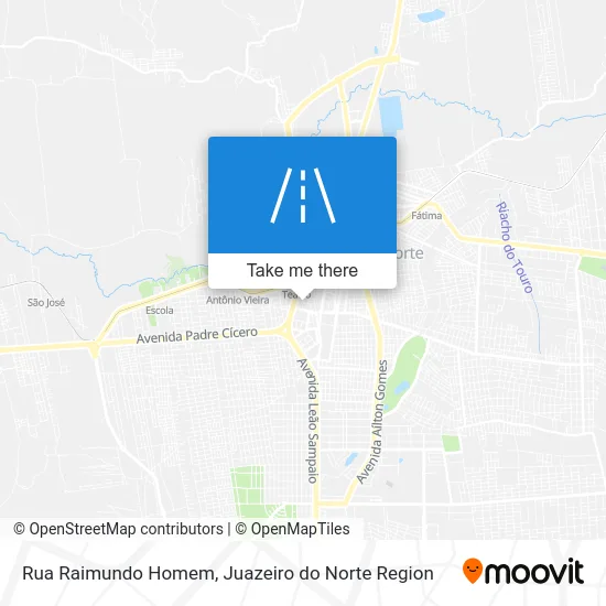 Rua Raimundo Homem map