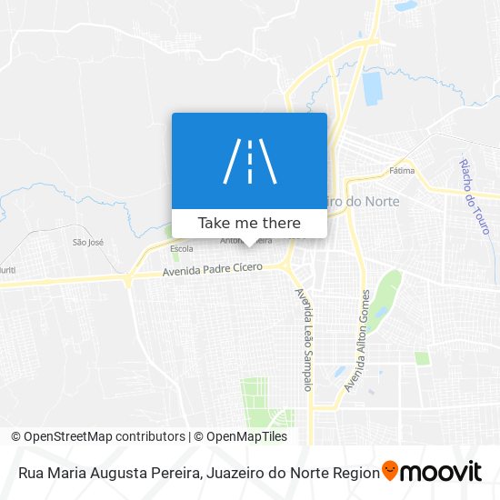 Rua Maria Augusta Pereira map