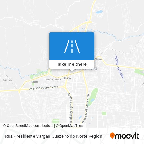Mapa Rua Presidente Vargas