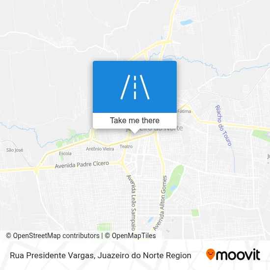 Rua Presidente Vargas map