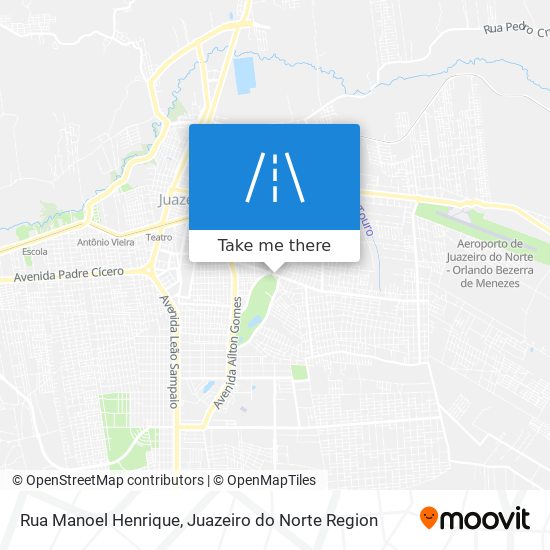 Mapa Rua Manoel Henrique