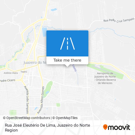 Rua José Eleutério De Lima map