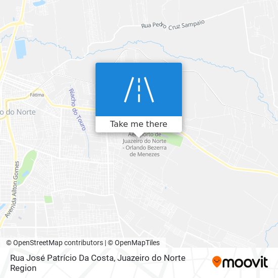 Mapa Rua José Patrício Da Costa
