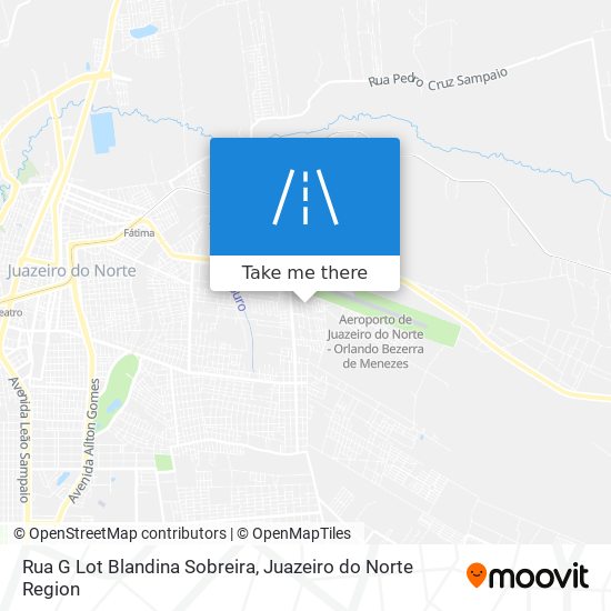 Mapa Rua G Lot Blandina Sobreira