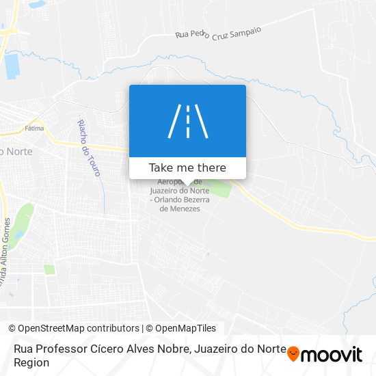 Rua Professor Cícero Alves Nobre map