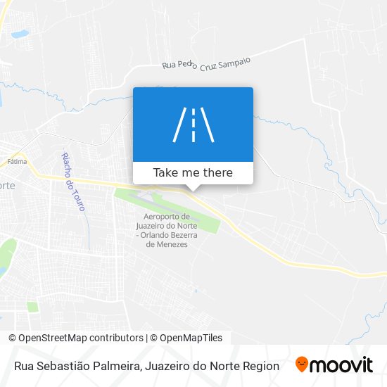 Mapa Rua Sebastião Palmeira