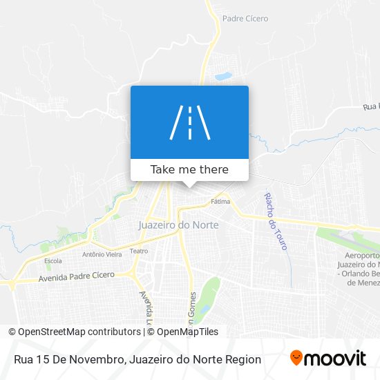 Mapa Rua 15 De Novembro