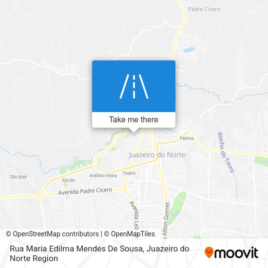 Rua Maria Edilma Mendes De Sousa map