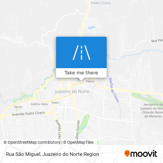 Mapa Rua São Miguel