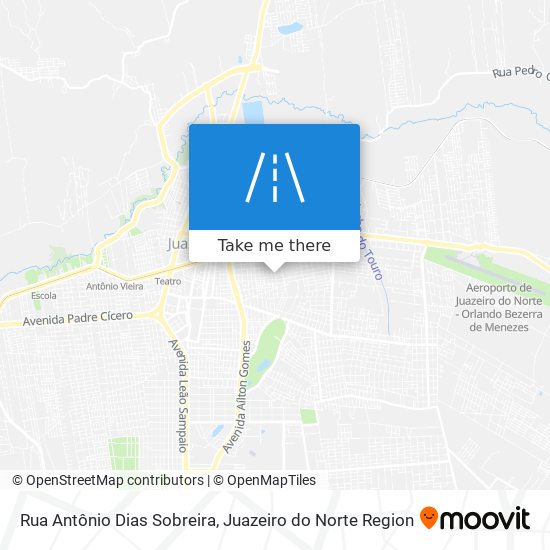 Rua Antônio Dias Sobreira map