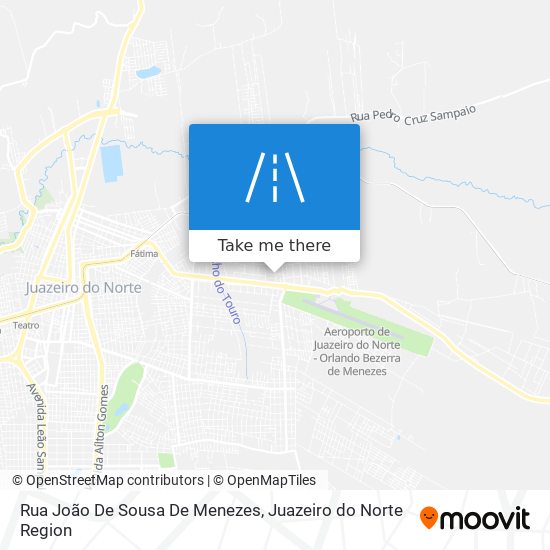 Rua João De Sousa De Menezes map