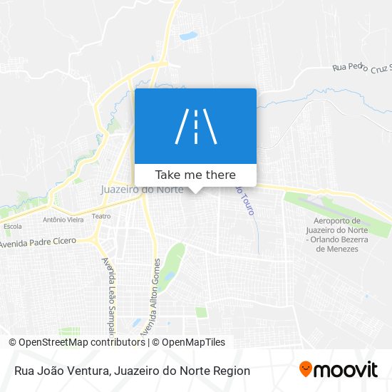 Mapa Rua João Ventura