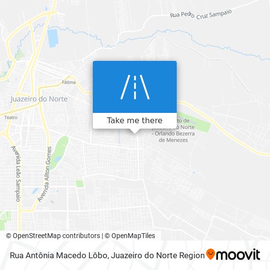 Rua Antônia Macedo Lôbo map