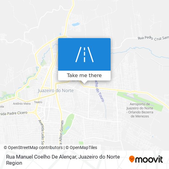 Mapa Rua Manuel Coelho De Alençar