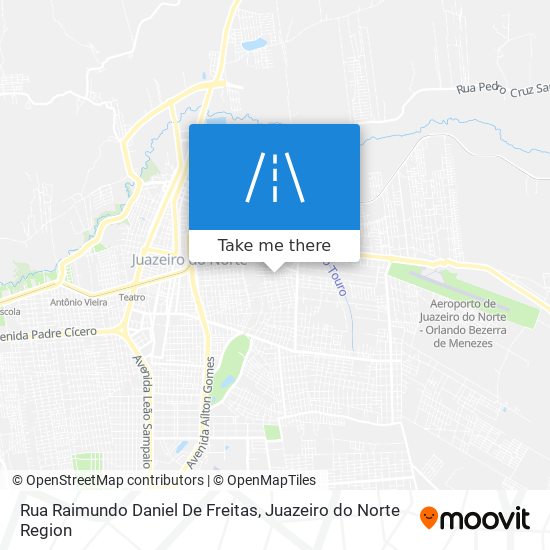 Mapa Rua Raimundo Daniel De Freitas