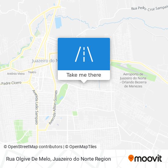 Mapa Rua Olgive De Melo