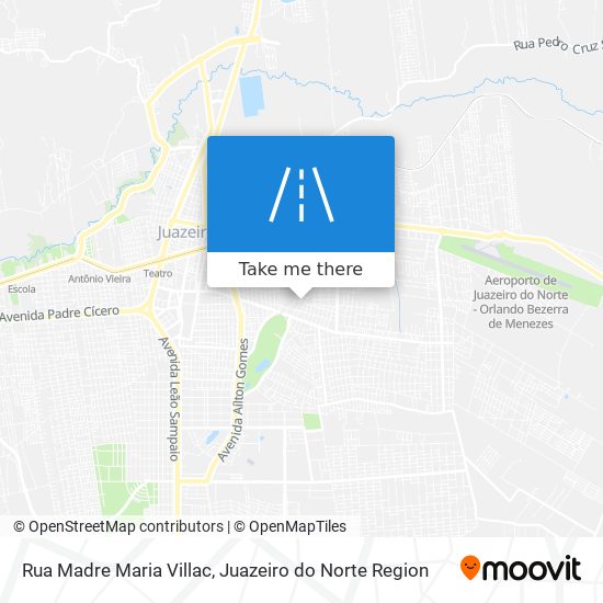 Mapa Rua Madre Maria Villac