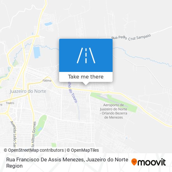 Mapa Rua Francisco De Assis Menezes
