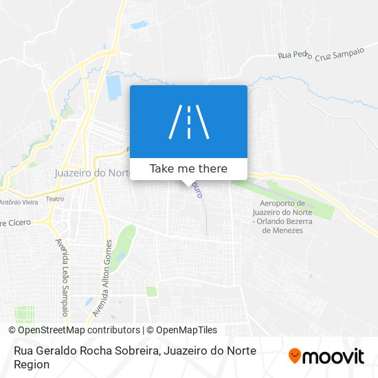 Mapa Rua Geraldo Rocha Sobreira