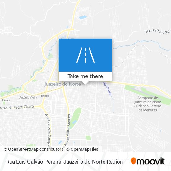 Mapa Rua Luís Galvão Pereira