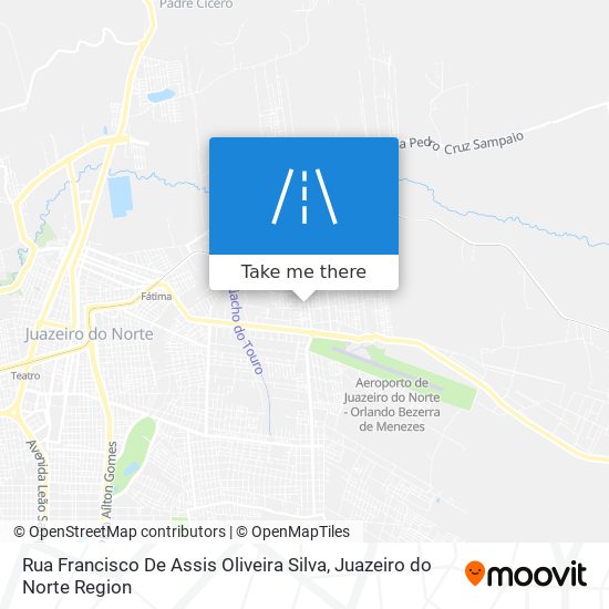 Mapa Rua Francisco De Assis Oliveira Silva