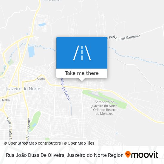 Mapa Rua João Duas De Oliveira