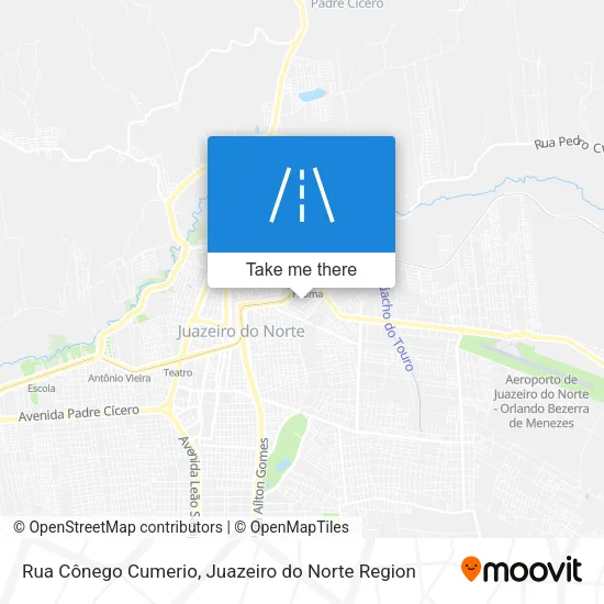 Rua Cônego Cumerio map