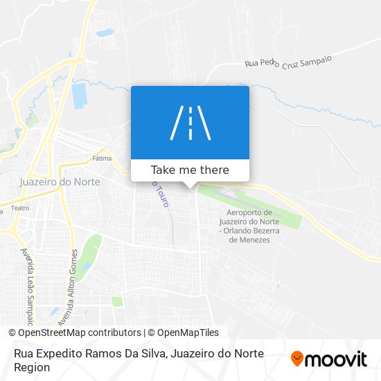 Mapa Rua Expedito Ramos Da Silva