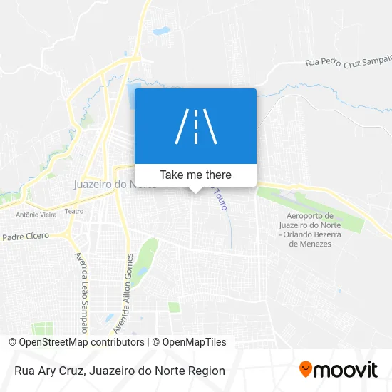Rua Ary Cruz map