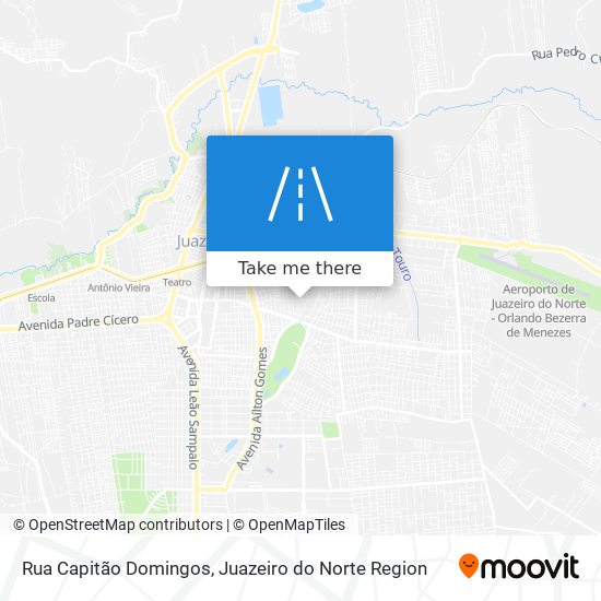 Mapa Rua Capitão Domingos