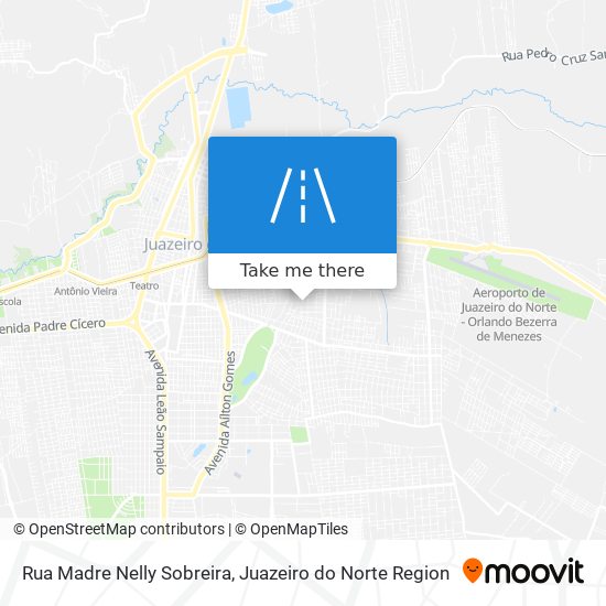 Mapa Rua Madre Nelly Sobreira