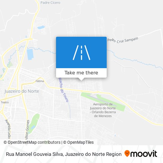 Mapa Rua Manoel Gouveia Silva