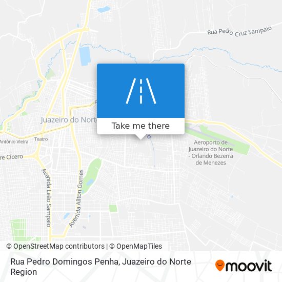 Mapa Rua Pedro Domingos Penha