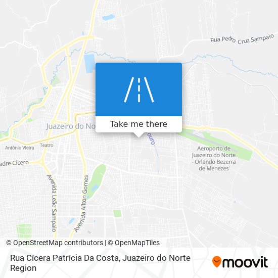 Mapa Rua Cícera Patrícia Da Costa