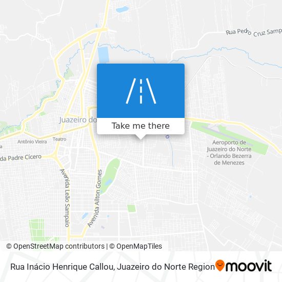 Mapa Rua Inácio Henrique Callou