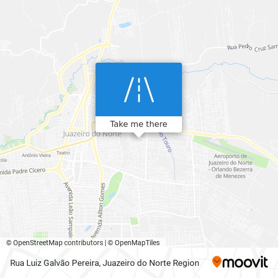 Mapa Rua Luiz Galvão Pereira