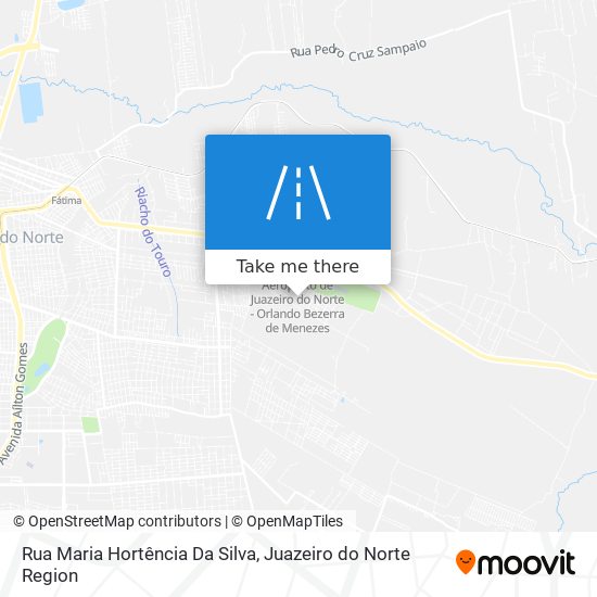 Mapa Rua Maria Hortência Da Silva