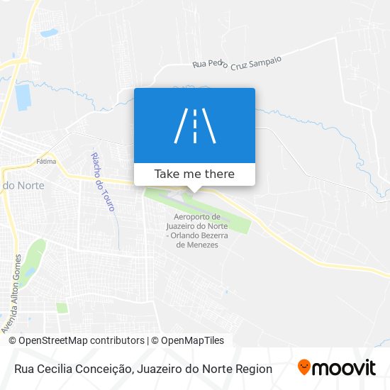 Mapa Rua Cecilia Conceição
